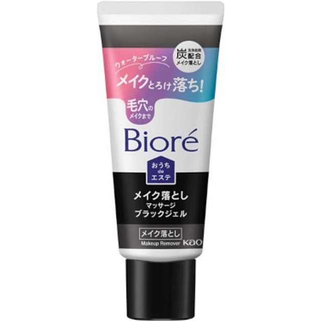 Kao - Biore Ouchi De Este Makeup Remover Massage Black Gel - 60g