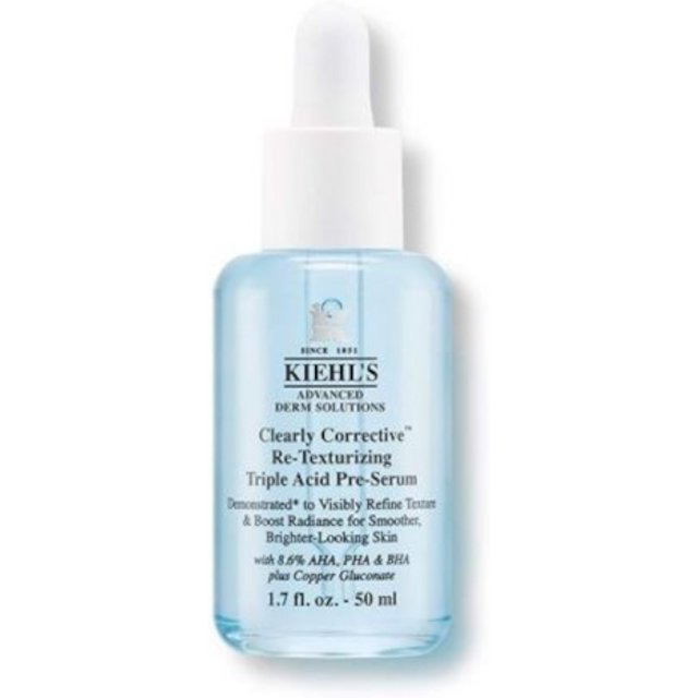 Kiehl's - Clearly Corrective Re-Texturizing Triple Acid Pre-Serum - 50ml