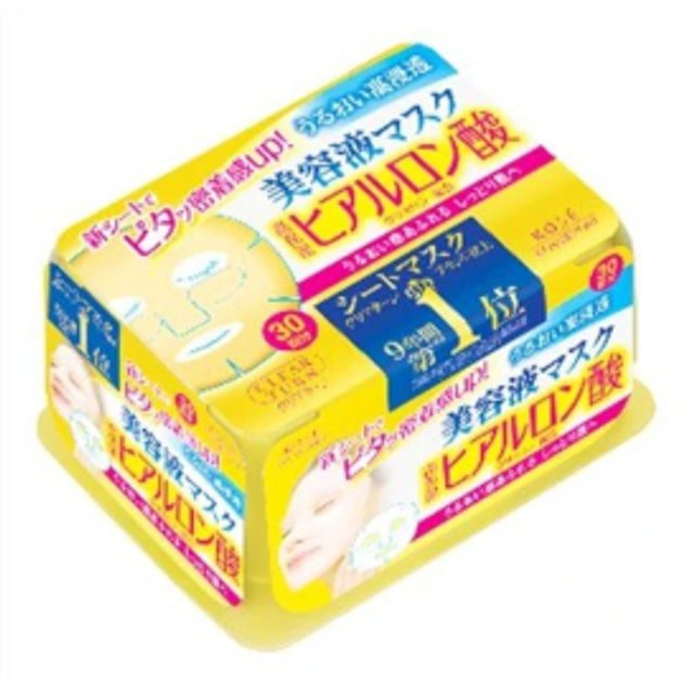 Kose - Clear Turn Essence Mask - 30 pcs - Hyaluronic Acid