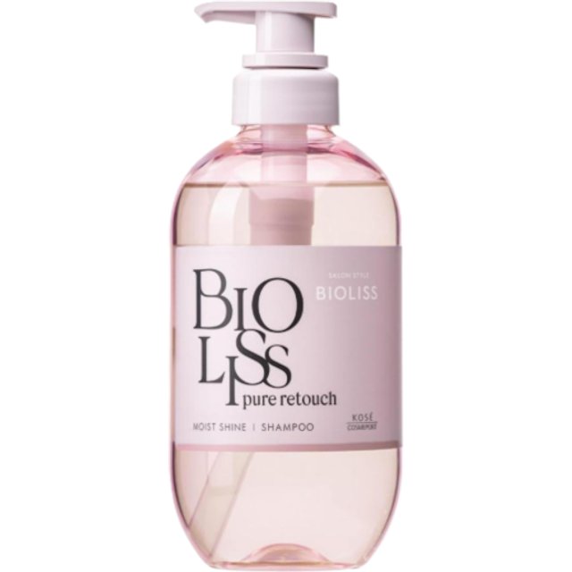 Kose - Salon Style Bioliss Pure Retouch Moist Shine Shampoo - 480ml