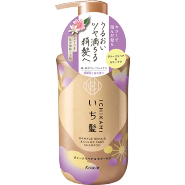 Kracie - Ichikami Damage Repair & Color Care Shampoo - 450ml
