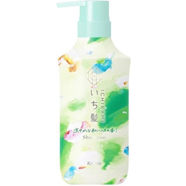 Kracie - Ichikami Refreshing Shampoo - 450g - Japanese Mint Scent
