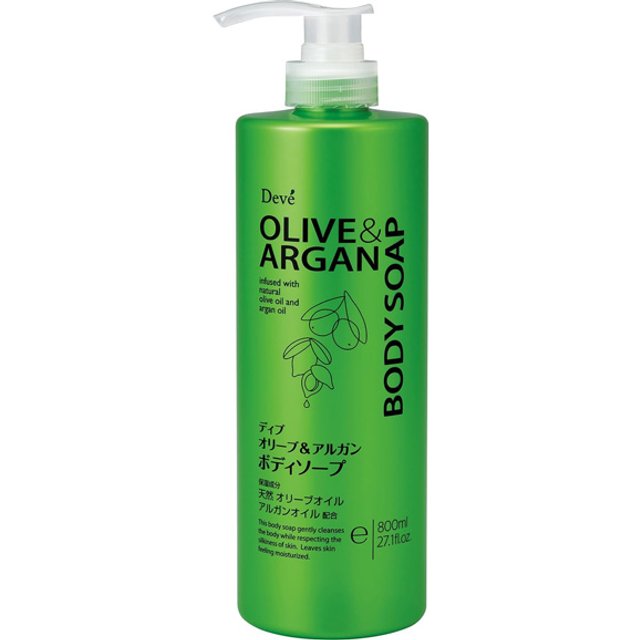 KUMANO COSME - Deve Olive & Argan Body Soap - 800ml