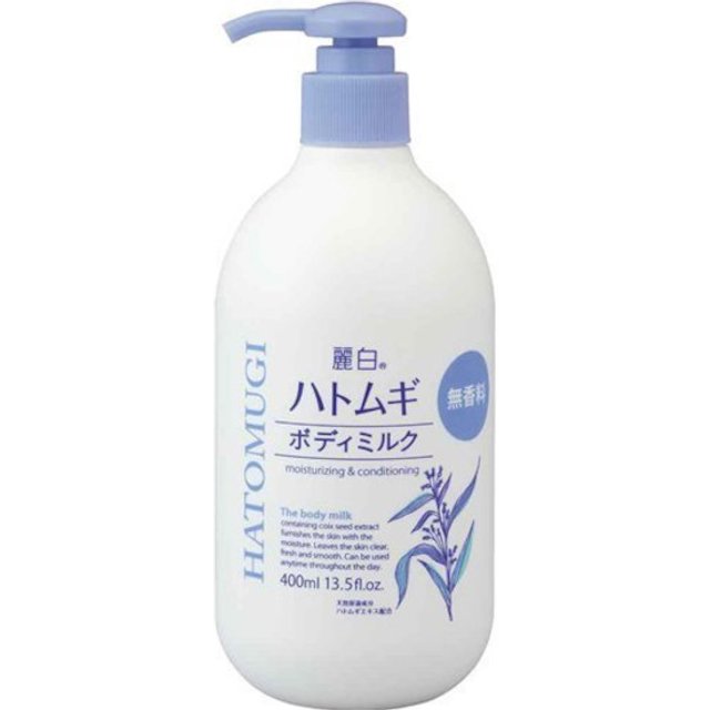 KUMANO COSME - Reihaku Hatomugi Moisturizing & Conditioning The Body Milk - Unscented - 400ml