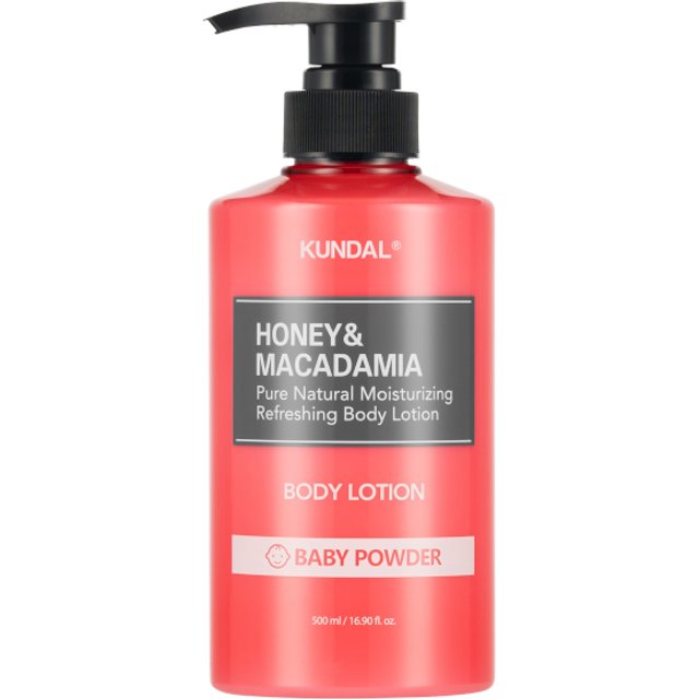 KUNDAL - Honey & Macadamia Pure Body Lotion - 500ml - Baby Powder