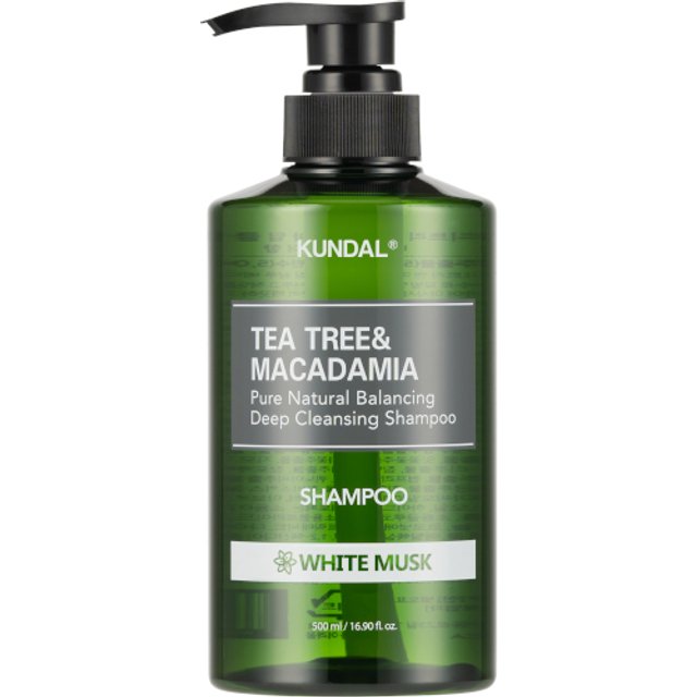 KUNDAL - Tea Tree & Macadamia Deep Cleansing Shampoo - 500ml - White Musk