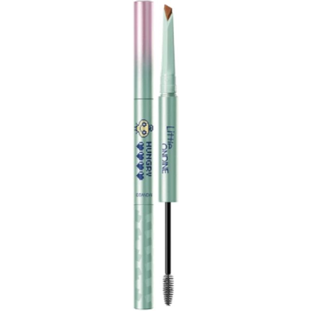 Little Ondine - Tamagotchi Collaboration Dual Eyebrow Pencil - 0.17g+1.6ml - 04 J-Beige Linen