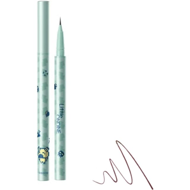 Little Ondine - Tamagotchi Collaboration Ultra-Fine Liquid Eyeliner - 0.5ml - 02 Dark Brown