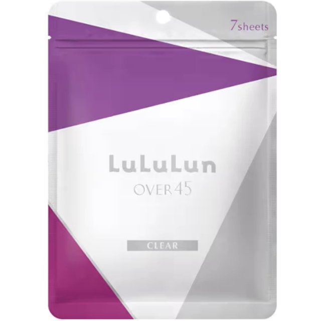 LuLuLun - Over 45 Facial Sheet Mask Clear - 7pcs - Iris Blue
