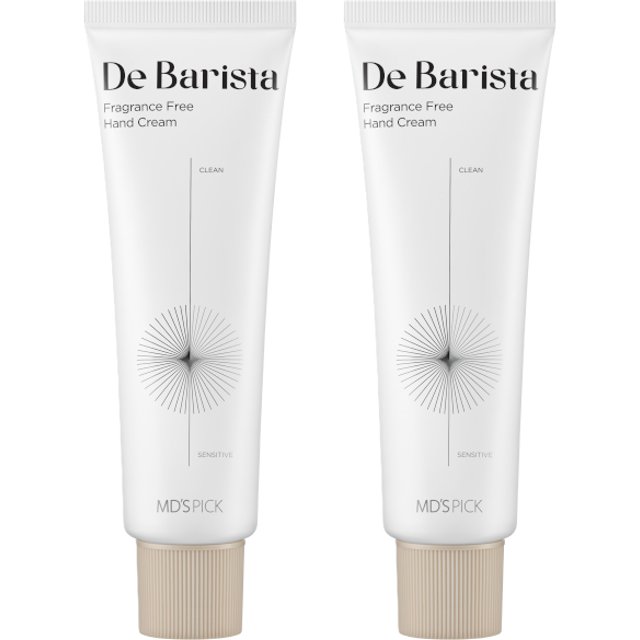MD's Pick - De Barista Fragrance-Free Hand Cream - 50g (2ea) Set