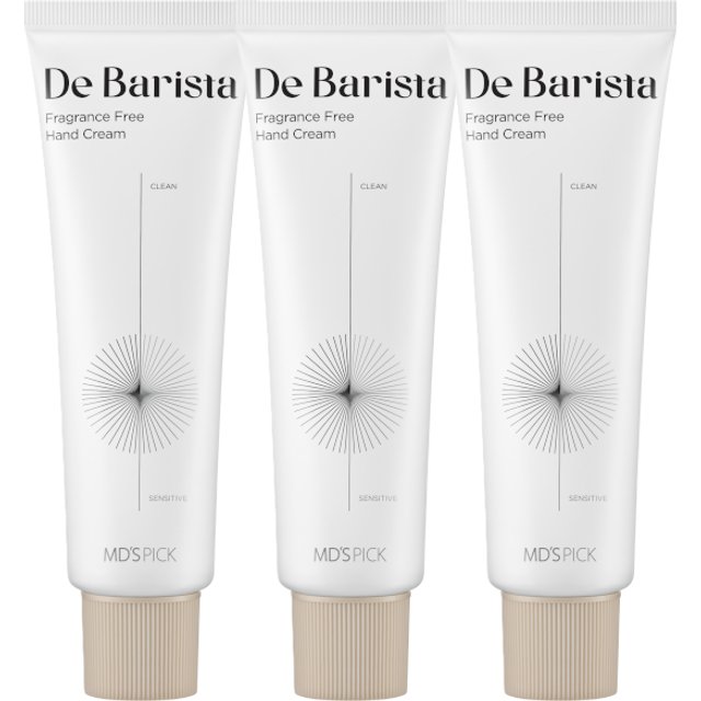 MD's Pick - De Barista Fragrance-Free Hand Cream - 50g (3ea) Set