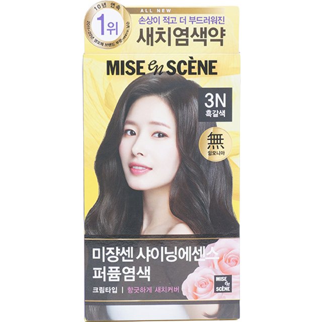 miseenscéne - All New Shining Essence - 100g - 3N Black Brown