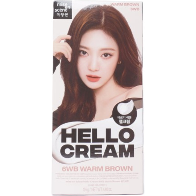 miseenscéne - Hello Cream (2024 New Version) - 125g - 6WB Warm Brown