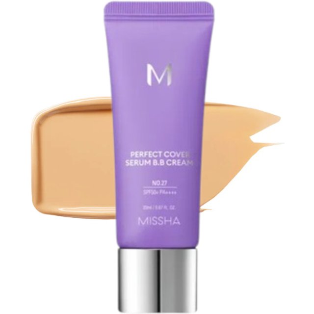 MISSHA - Perfect Cover Serum BB Cream SPF50+ PA++++ - 20ml - #27 Honey Beige