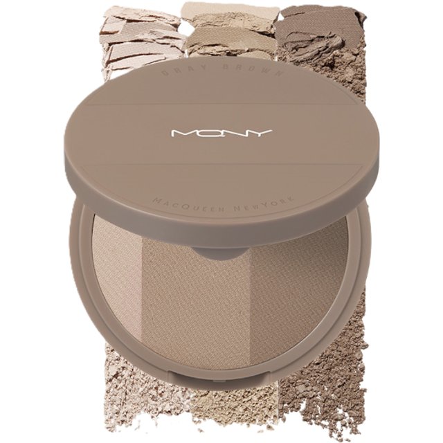MQNY - Fake Up 3 Color Shading - 9g - Gray Brown