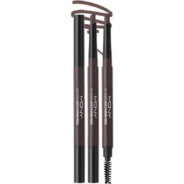 MQNY - My Strong Auto Eyebrow Pencil - 0.35g - Natural Brown