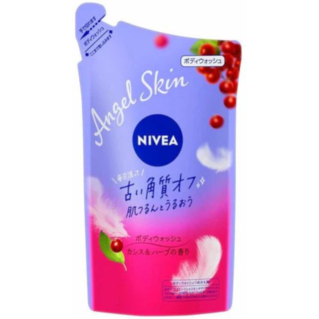 NIVEA Japan - Angel Skin Body Wash Blackcurrant & Herb Scent Refill - 360ml