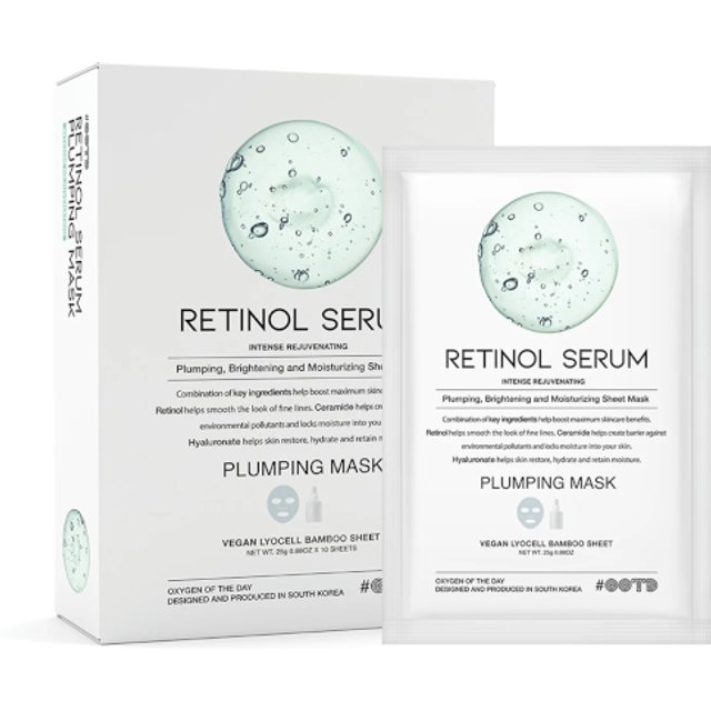 OOTD - Retinol Serum Plumping Mask - 10ea