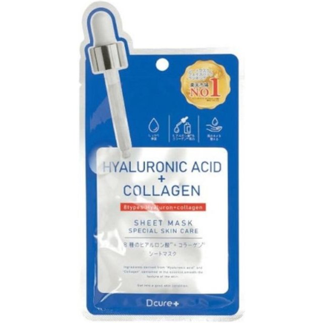 Picomonte - Dcure+ Hyaluronic Acid + Collagen Face Mask - 1 stück