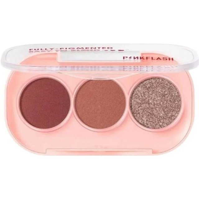 Pinkflash - Pocket Essentials Eyeshadow Palette - 3g - RD01 Frosty Sugar Red