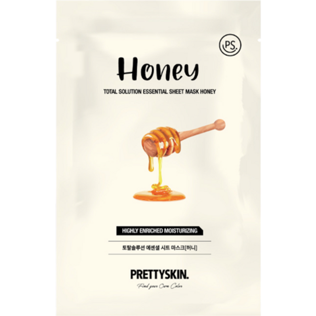PRETTYSKIN - Total Solution Essential Sheet Mask - 1pc - Honey