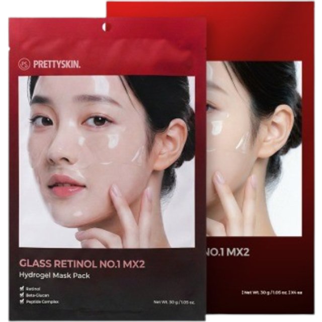 PRETTYSKIN - Glass Retinol No.1 Mx2 Hydrogel Mask Pack - 30g x 4ea