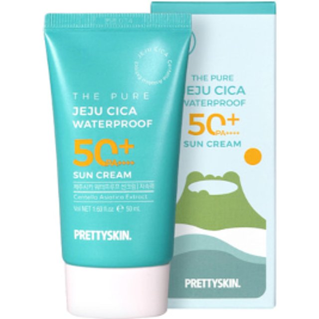PRETTYSKIN - The Pure Jeju Cica Waterproof Sun Cream SPF50+ PA++++ - 50ml