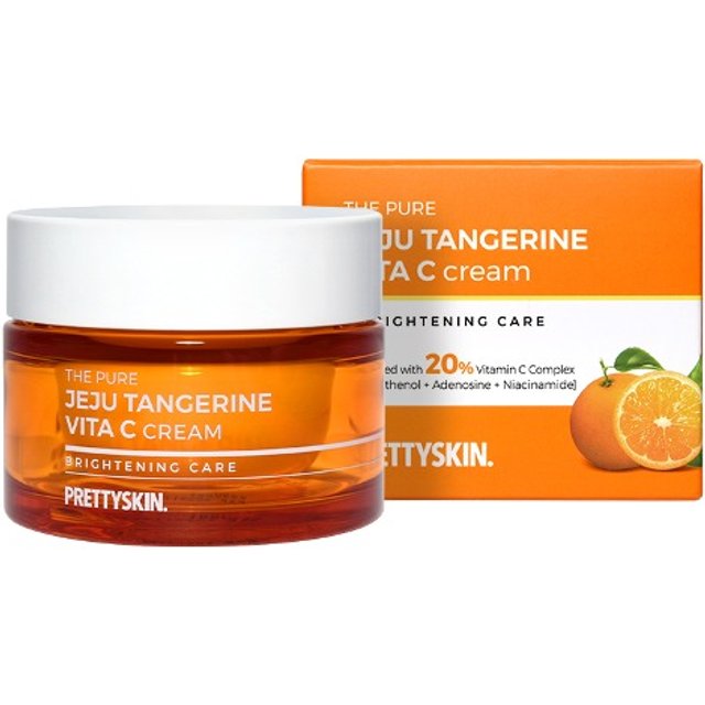 PRETTYSKIN - The Pure Jeju Tangerine Vita C Cream - 52ml
