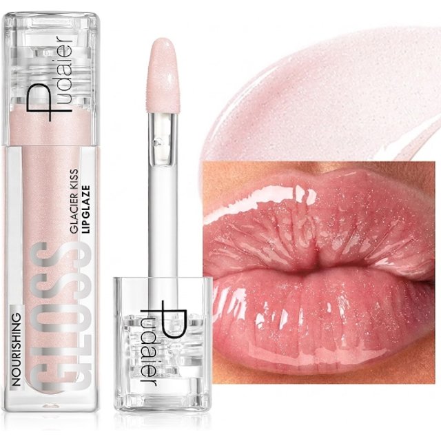 Pudaier - Extra Shine Lip Gloss - 4g - 08 Naive Rose
