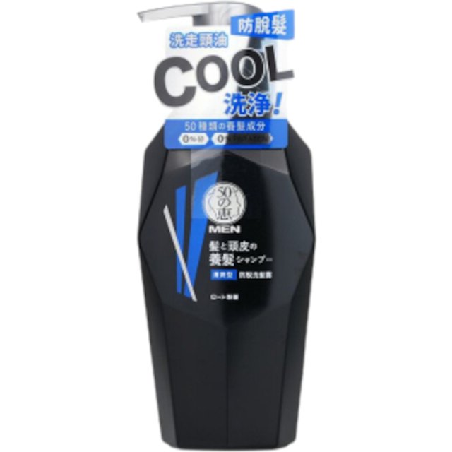 Rohto Mentholatum - 50 Megumi Men Anti Hair Loss Shampoo Fresh - 350ml