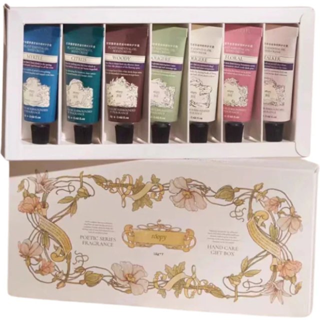 Roopy - Poetic Series Fragrance Hand Cream Gift Set - 12g x 7pcs
