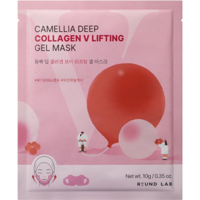 ROUND LAB - Camellia Deep Collagen V Lifting Gel Mask - 10g