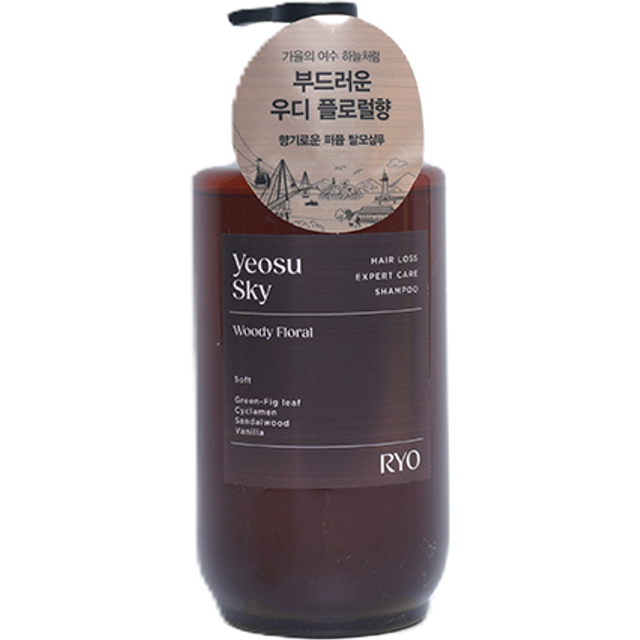 Ryo Hair - Hair Loss Expert Care Shampoo - Yeosu Sky Woody Floral - 585ml