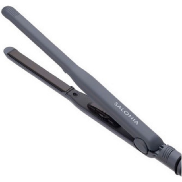 SALONIA - Hair Straightener 15mm SL-004 (100-240V) - 1pc - Gray
