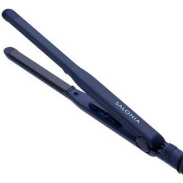 SALONIA - Hair Straightener 15mm SL-004 (100-240V) - 1pc - Navy
