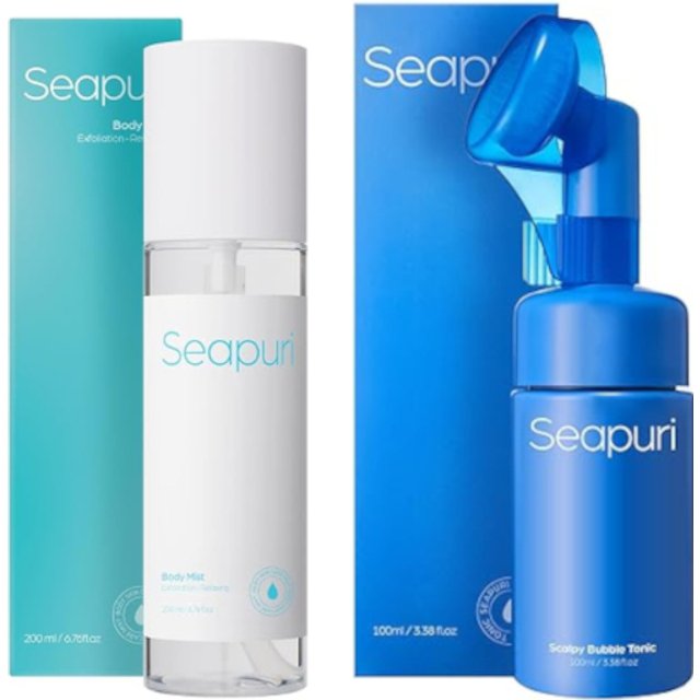 Seapuri - Body Mist - 200ml (1ea) & Scalpy Bubble Tonic - 100ml (1ea) Set