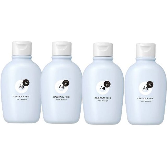 Shiseido - Ag Deo 24 Deodorant Body Milk - 180ml - Vent Mignon (4ea) Set