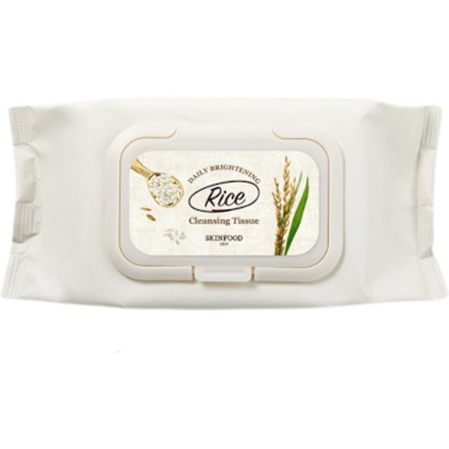 SKINFOOD - Rice Daily Brightening Cleansing Tissue - 80pcs