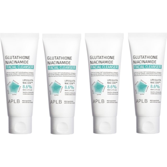APLB - Glutathione Niacinamide Facial Cleanser - 80ml (4ea) Set
