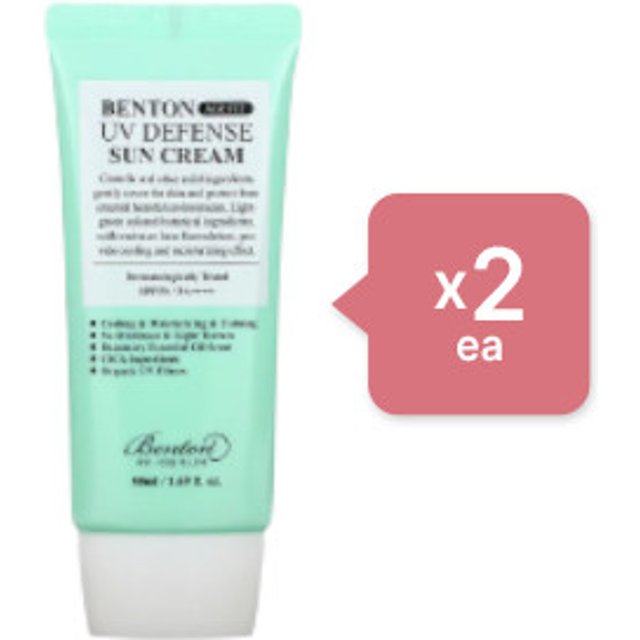 Benton - Air Fit UV Defense Sun Cream - 50ml (2ea) set