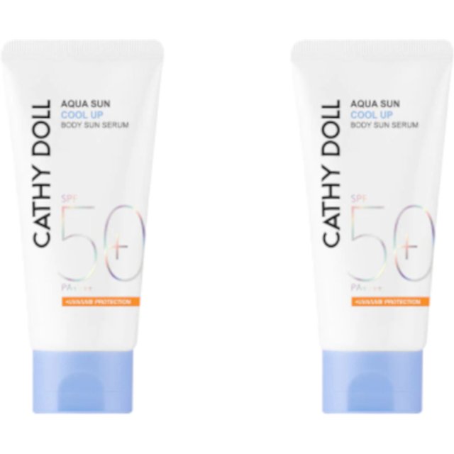 Cathy Doll - Aqua Sun Cool Up Body Sun Serum SPF50+ PA++++ - 50ml 2ea Set