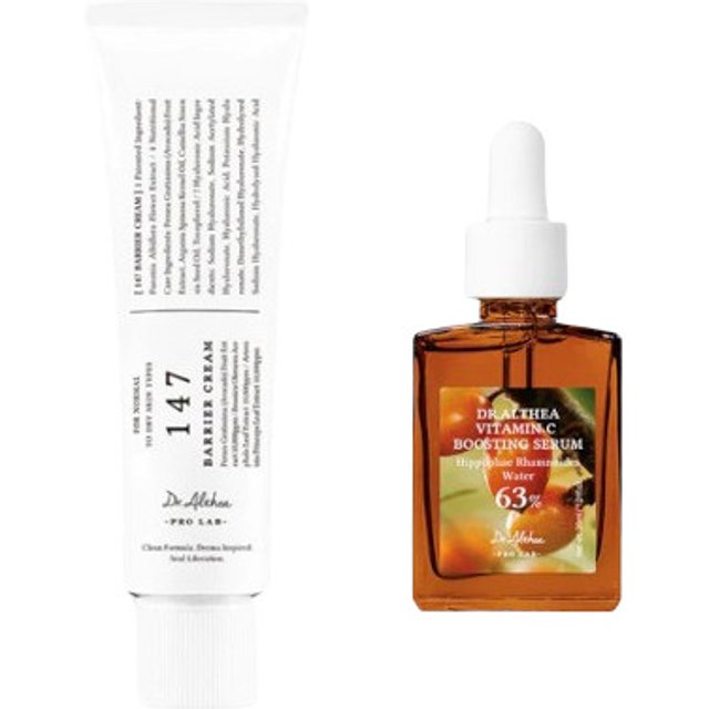 Dr. Althea - 147 Barrier Cream (1ea) X Vitamin C Boosting Serum (1ea) Set