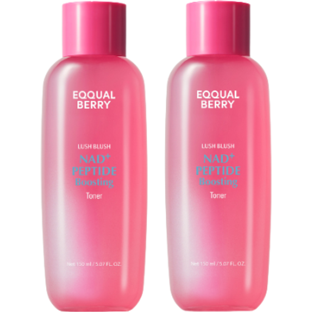 EQQUALBERRY - NAD+ Peptide Boosting Toner - 150ml Duo Set
