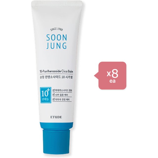 ETUDE - Soon Jung 10-Panthensoside Cica Balm - 50ml (8ea) Set