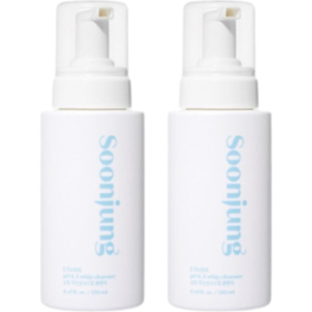 ETUDE - Soon Jung pH 6.5 Whip Cleanser (2023 New Version) - 250ml (2ea) Set
