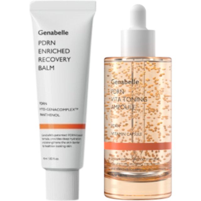 Genabelle - PDRN Enriched Recovery Balm - 50ml (1ea) & VITA Toning Ampoule JUMBO - 70ml (1ea) Set
