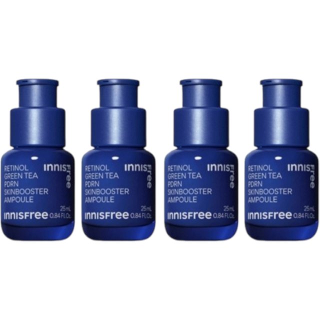 innisfree - Retinol Green Tea PDRN Skin Booster Ampoule - 25ml (4ea)