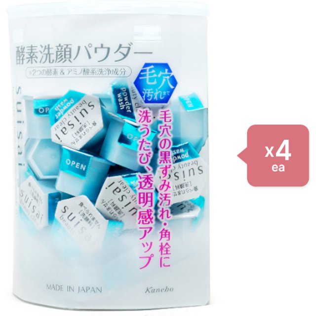 Kanebo - Suisai Beauty Clear Powder Wash - 32pcs (4ea) Set