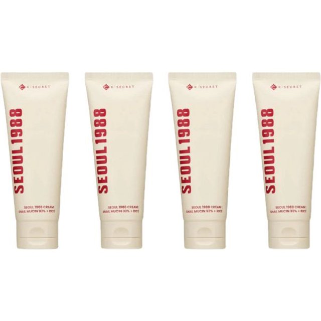 KSECRET - SEOUL 1988 Cream : Snail Mucin 93% + Rice - 100ml (4ea) Set