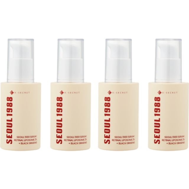 KSECRET - KSECRET - SEOUL 1988 Serum : Retinal Liposome 2% + Black Ginseng - 30ml (4ea) Set